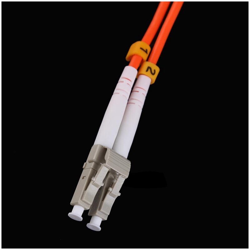 1M Jumper Kabel Duplex Multimode LC-LC Lc Lc Fiber Optic Optische Patch Cord