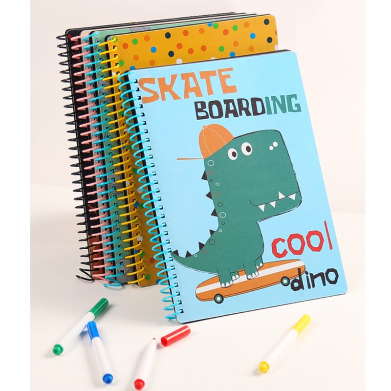 Magic Water Drawing Notebook Herbruikbare Coloring Doodle & Magic Pen Tekentafel Educatief Speelgoed Voor Kinderen Kids
