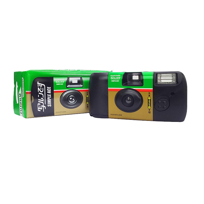 1-3Pcs Fujifilm Eenvoudige Ace Iso 400 Power Flash 27 Foto Belichtingstijden Enkele Gebruik Eenmalig Gebruik film Camera (Vervaldatum: 2022-8)