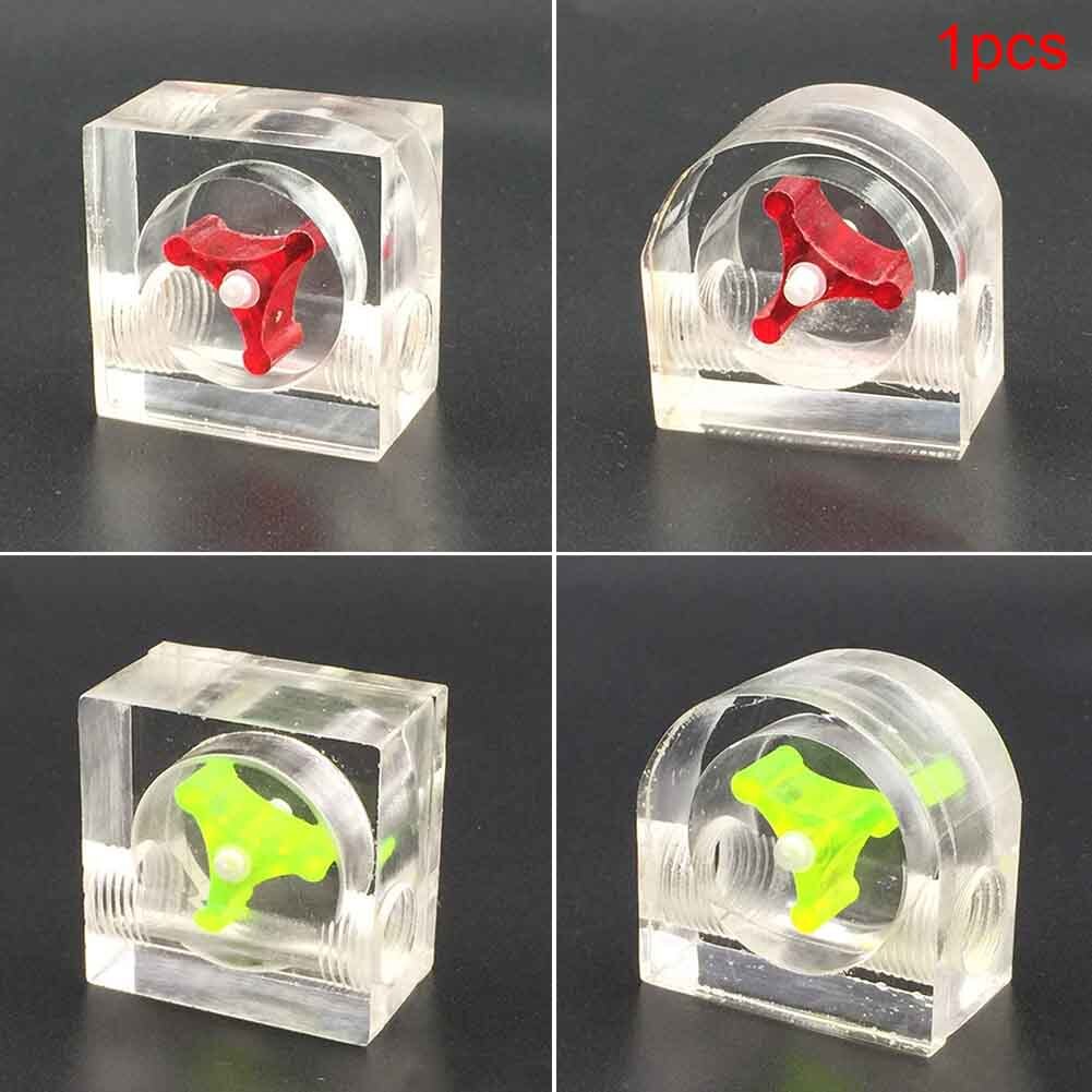 2 Way G1/4 Thread Flow Meter Durable Polished Surface Monitoring Liquid Measuring Tools Easy Install For PC Water Cooling Office