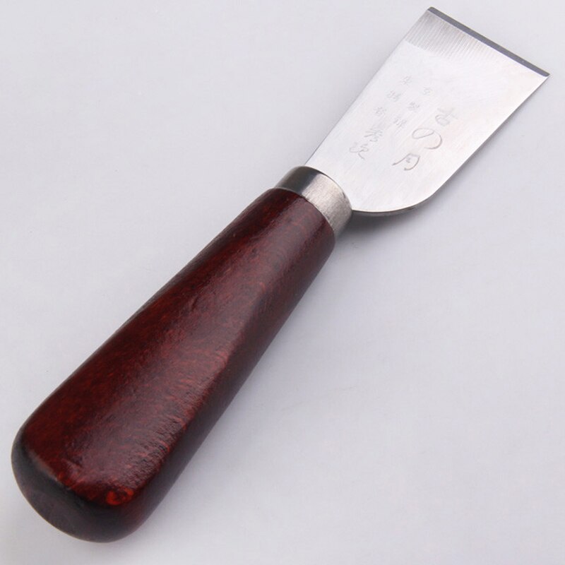 Leather Craft Home Decoration Tools Leather Cutting Stainless Steel Knife Craft Tool Wooden Handle