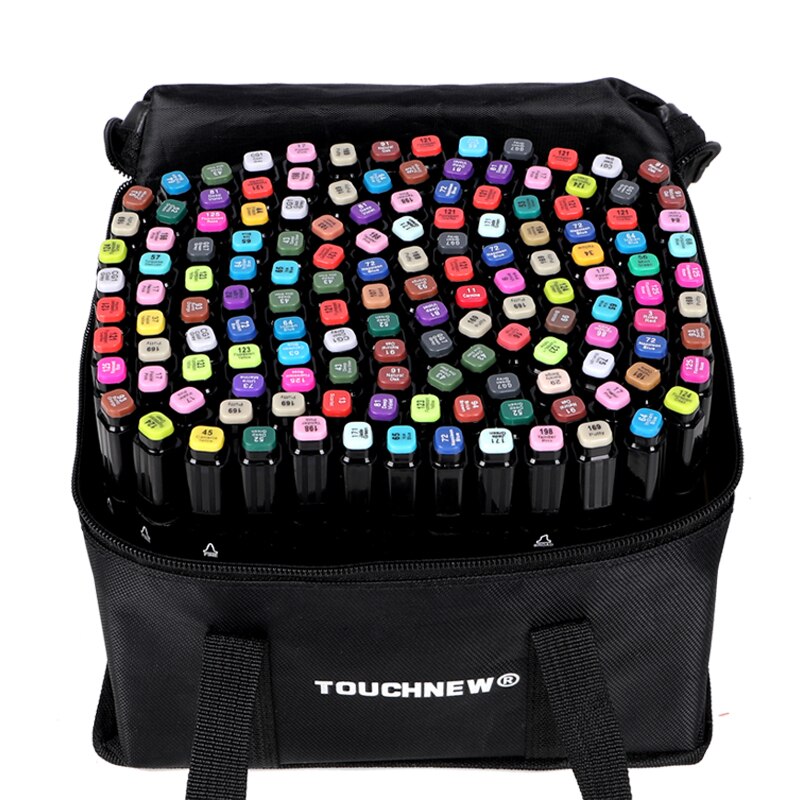 TOUCHFIVE Markers set 12 30 40 80 Colors Dual Tips Alcohol Graphic Sketching Markers Pen for Bookmark Manga Drawing Art Supplies