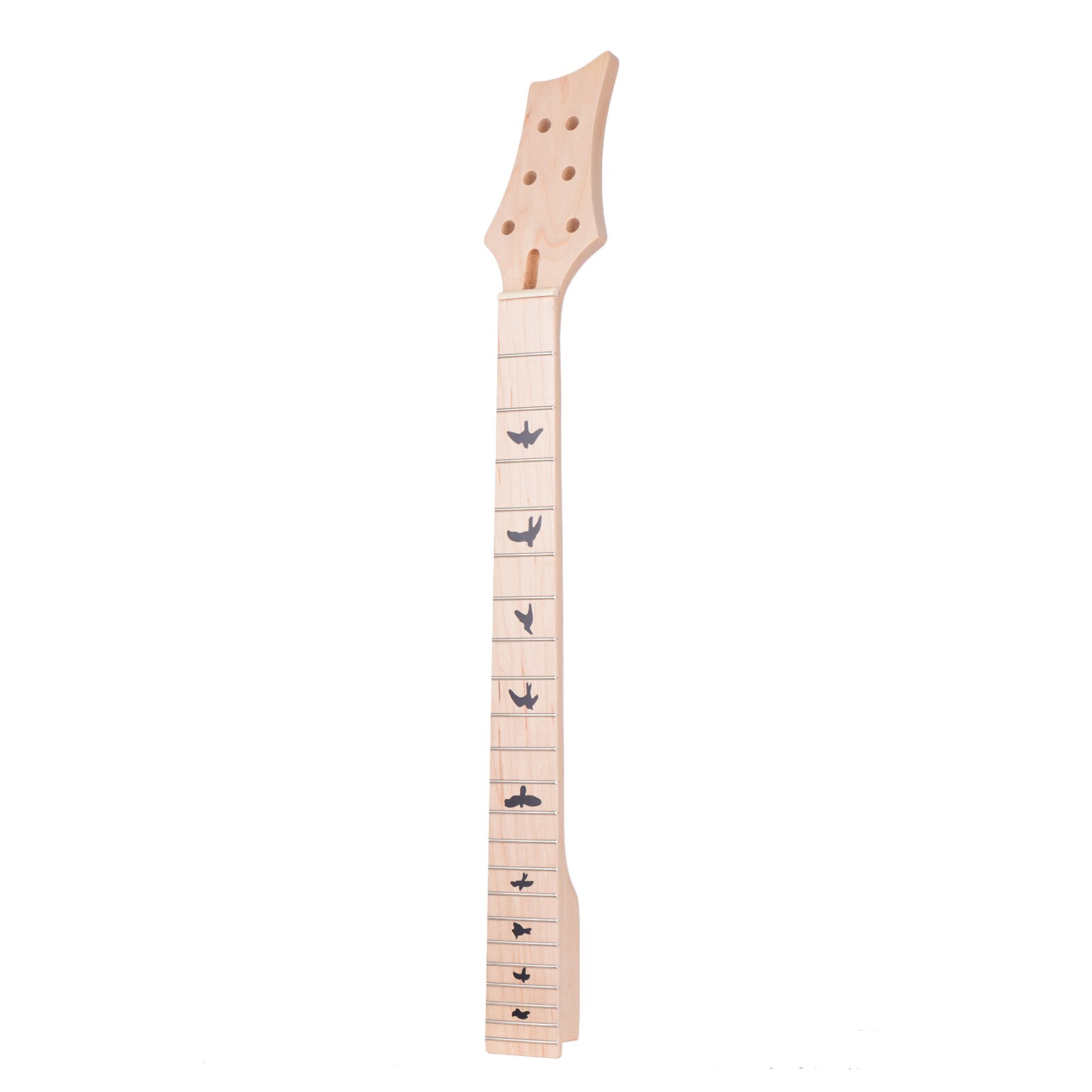 Unfinished Electric Guitar Neck Maple Wood 22 Frets Fingerboard: Default Title