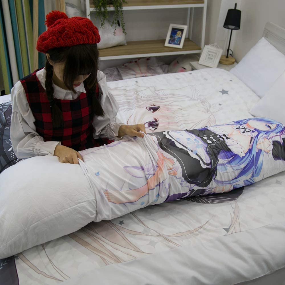 150x50cm cuscini decorativi Dakimakura Anime che abbraccia il cuscino del corpo bianco camera da letto interna accessori per biancheria da letto cuscino