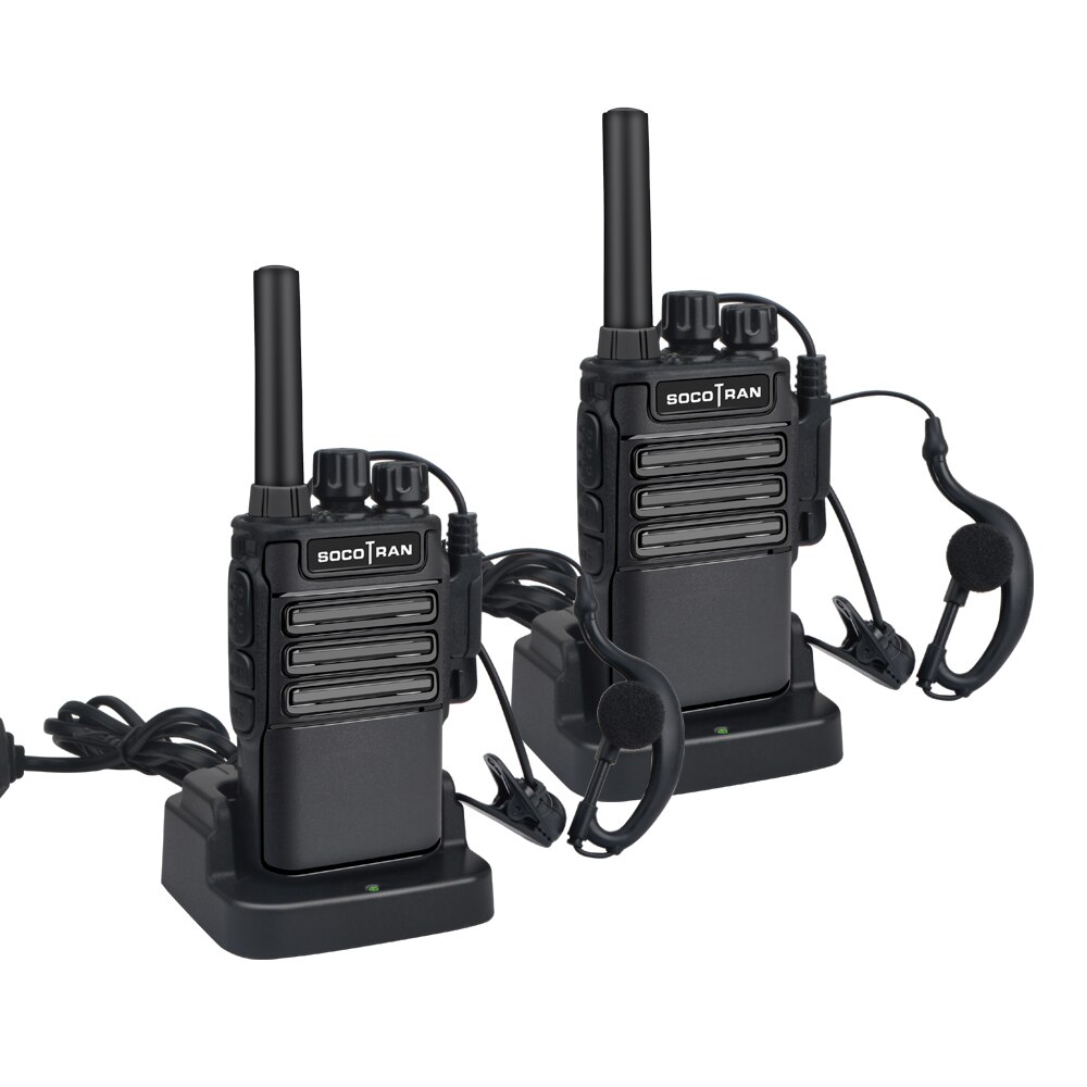 SOCOTRAN WH-318 Mini talkies-walkie UHF 400-470 MHZ 16 canaux Radio Comunicador soutien USB charge radio jambon