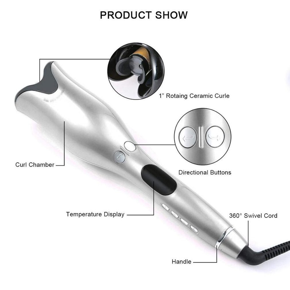 Automatische Krultang Air Curler Air Spin Keramische Roterende Air Curler Air Spin Wand Curl Magic Haar Krultang