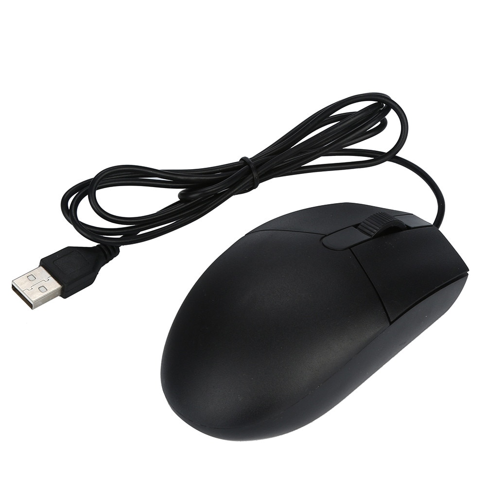 mousnx 1200 DPI USB Wired mouse Black Business Office Ergonomic wired mouse gamer Mice For PC Laptop Mac 0316