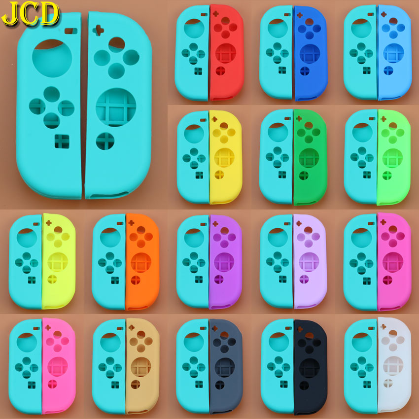 JCD-funda protectora de silicona suave para Switch NS Joy Con, carcasa de repuesto para mando de NS, 1 Uds.