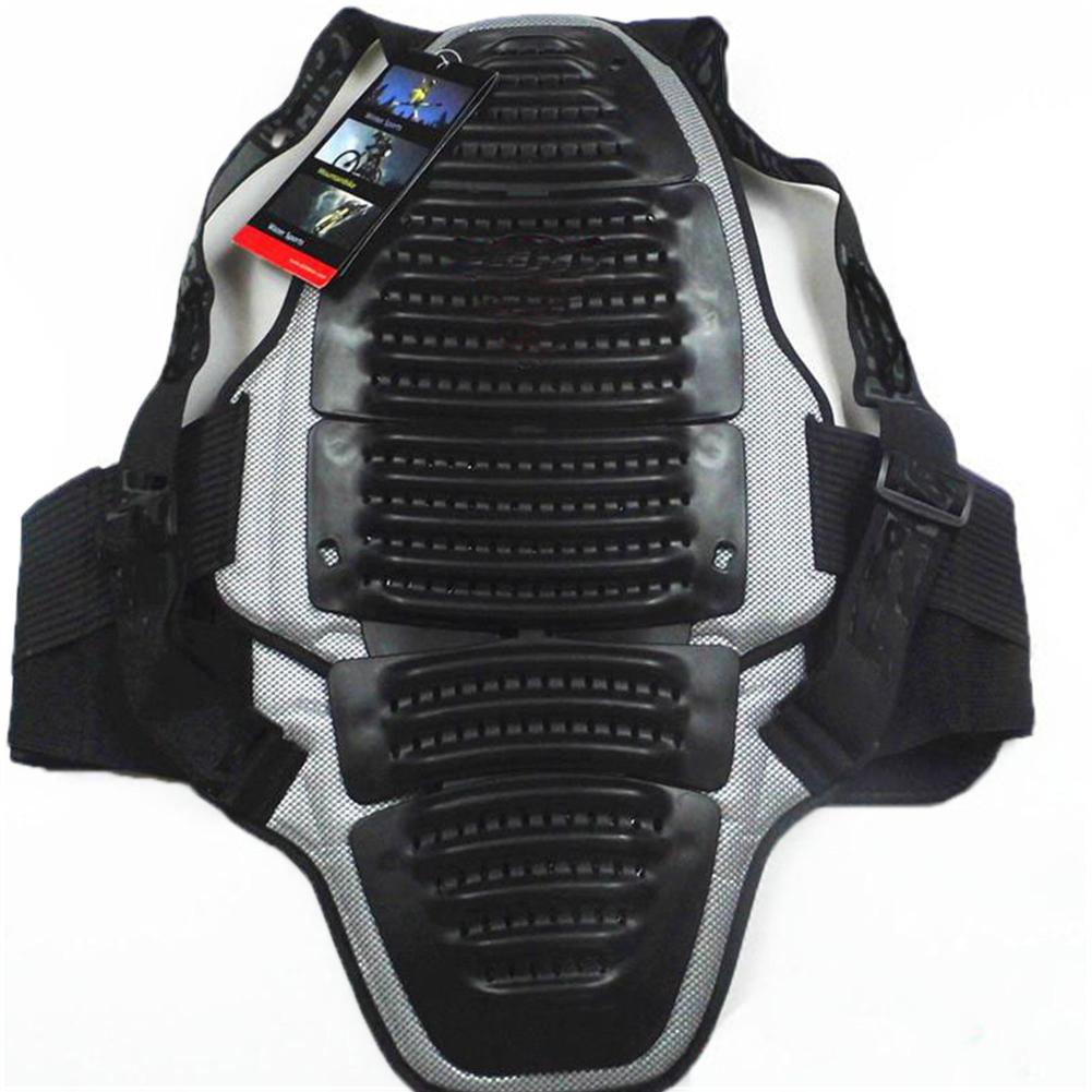 Moto chevalier dos protecteur EVA armure équipement d'équitation Sports extrêmes Protection sûr respirant détachable: Gray