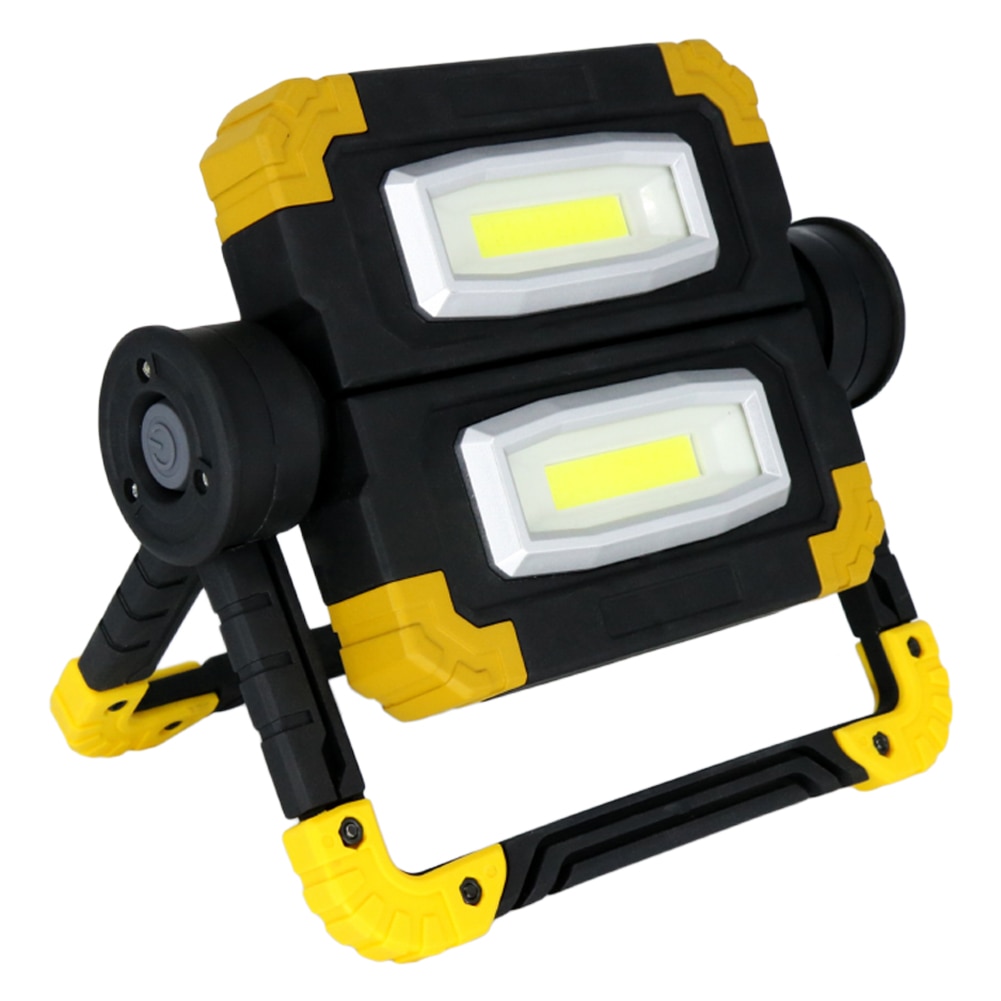 360 Degree Rotation Portable Construction Site Desktop COB LED Folding High Bright Workshop Handheld Work Light