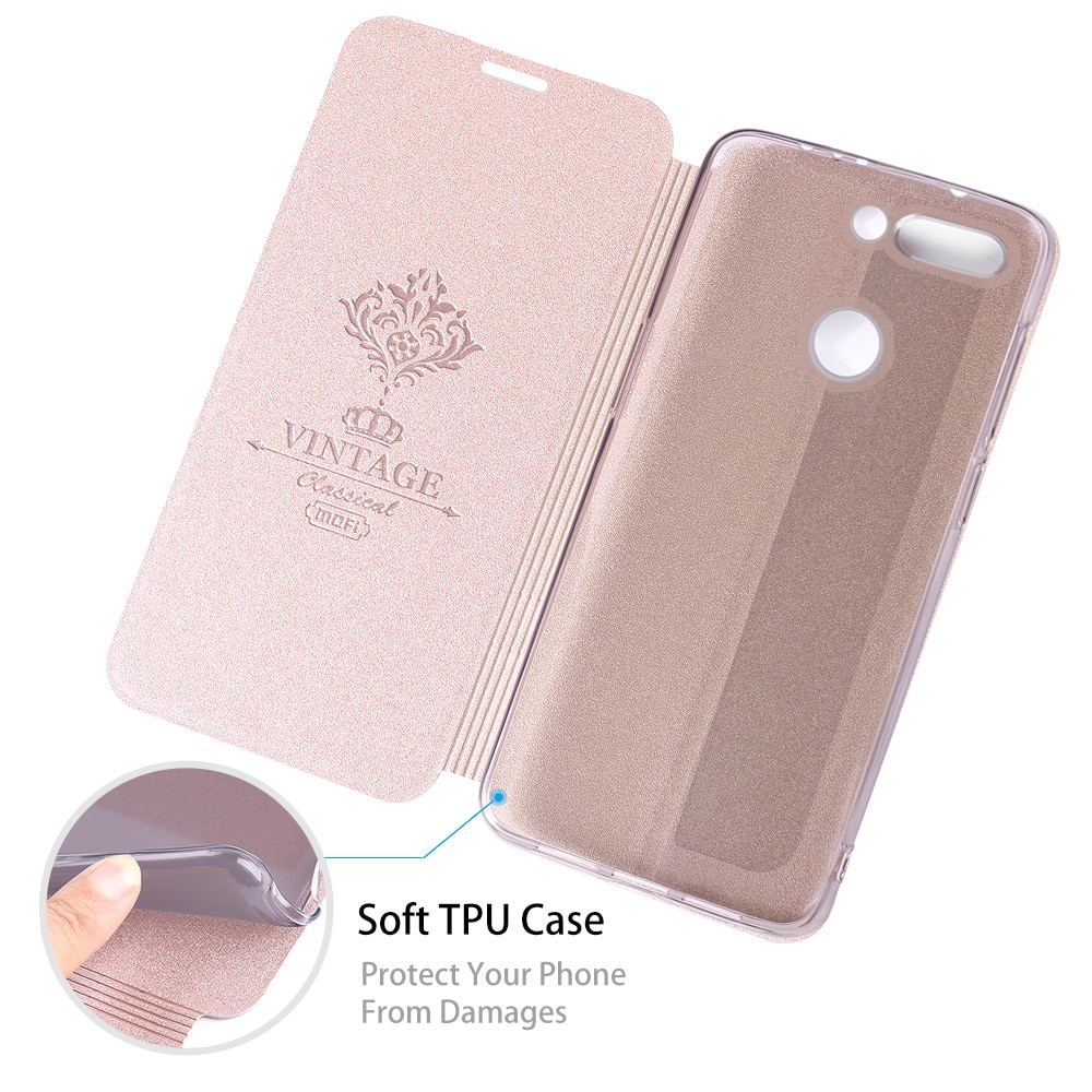 Case for Honor V20 Cover for Huawei Honor View 20 Flip Case MOFi Original Luxury TPU Housing PU Leather Book Shell Folio