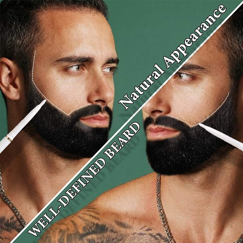 Baard Shaper Kit - Compleet vorm- en stylingtool - Verstelbare shaper, scheermessen, kapperspotlood - Baardstencil Gidssjabloon