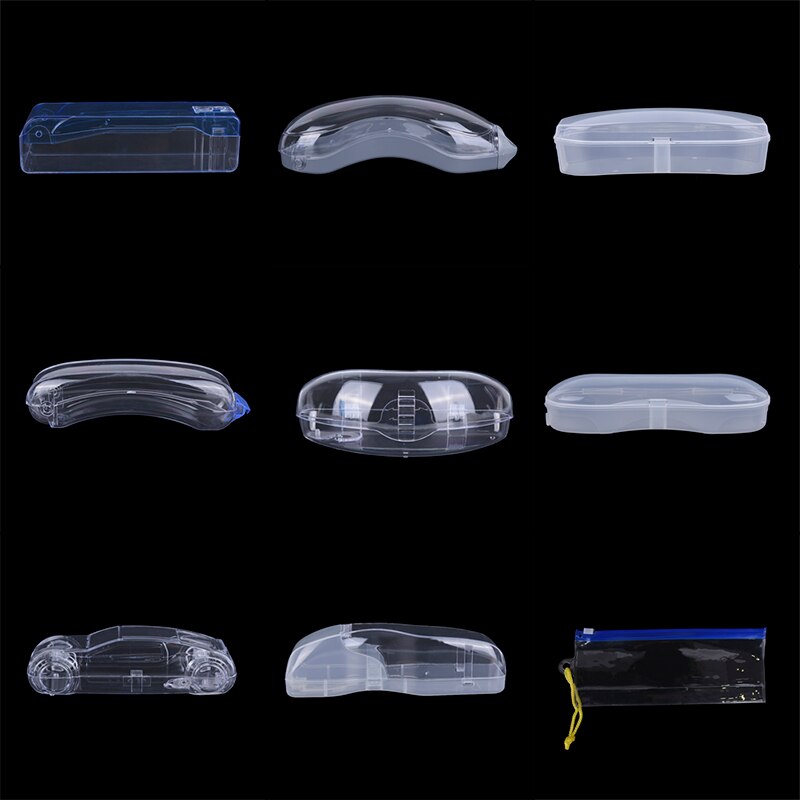 Portable Swimmming Goggle Packing Box Plastic Case Transparent Swim Portable Unisex Anti Fog Protection Waterproof Glasses