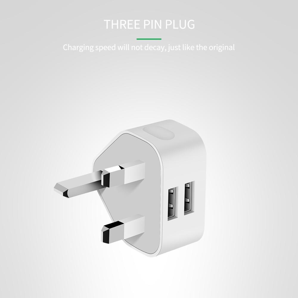 Universal 1/2/3-Port USB UK Plug 3 Pin Wall Charger Adapter with 3 Port England Travel Charger Charging for Iphone iPad SAMSUNG
