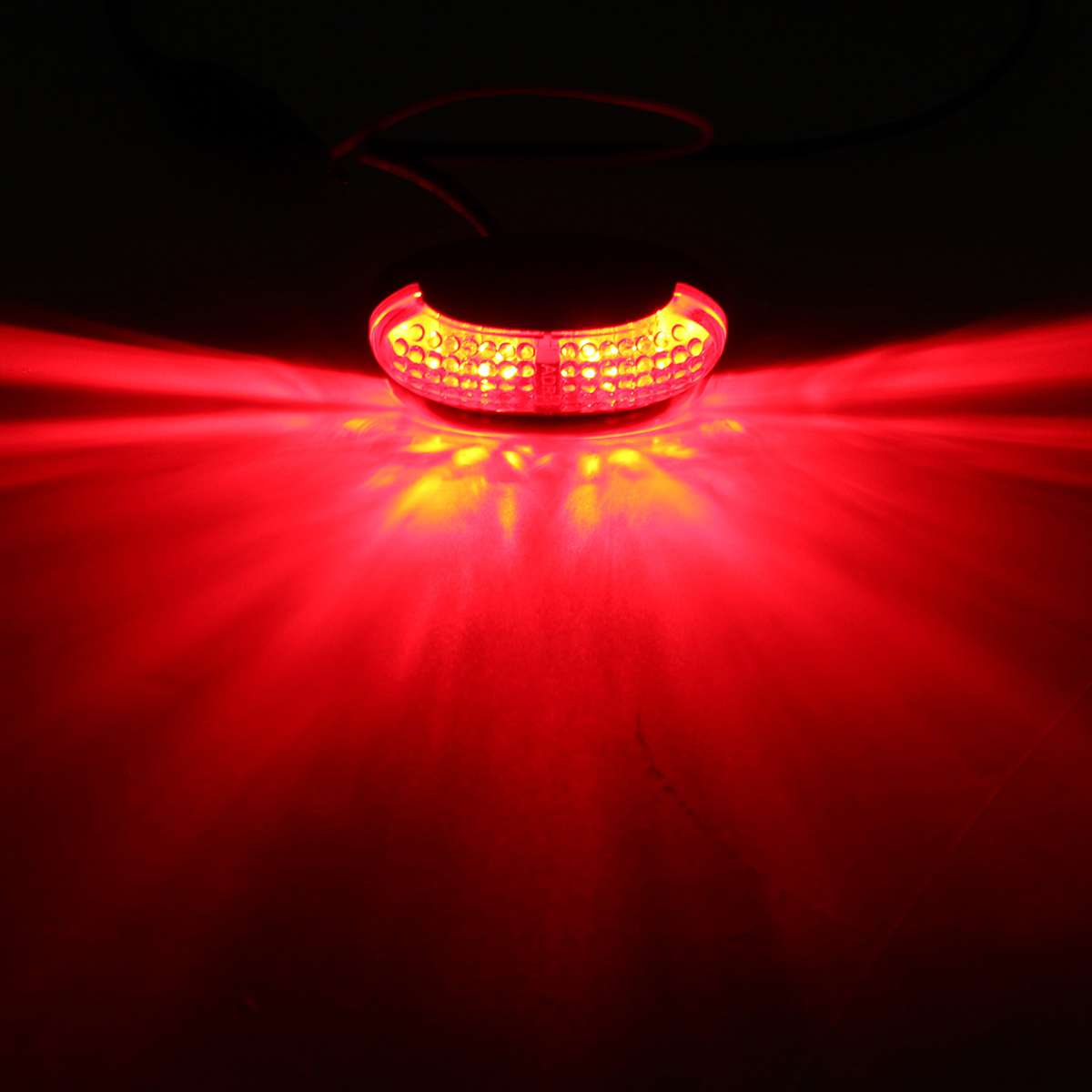 10pcs Red / Amber / White LED Side Marker Indicator Lights Lamp For Truck Trailer Lorry