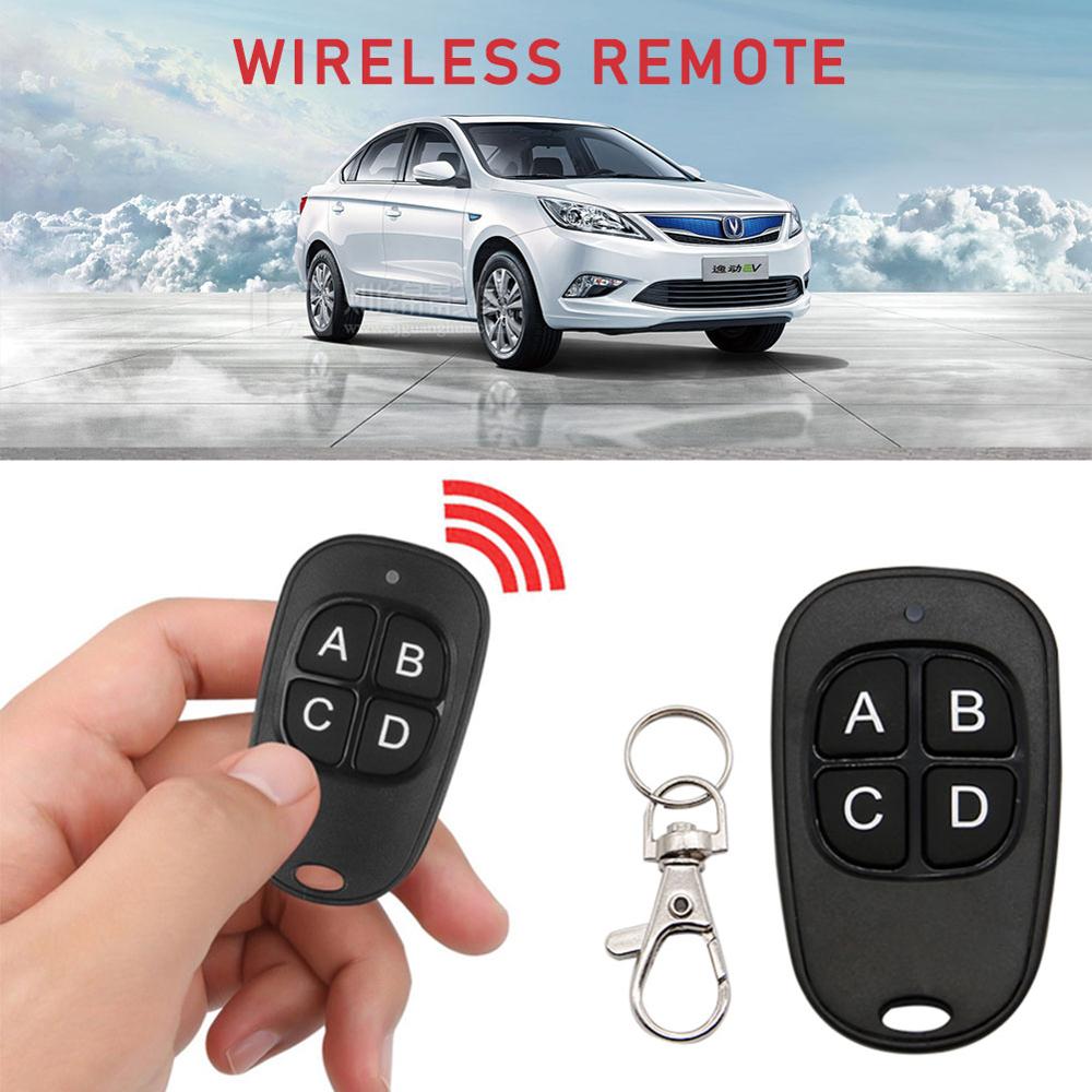 433MHz Door Remote Control Universal 4 Keys Copy Garage Remote Control Cloning Electric Gate Remote Controller Duplicator Key