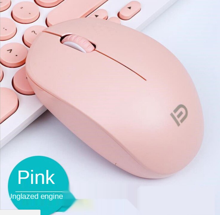 I210 Mini Leuke Voor Laptop Kantoor Thuis Student Draadloze Muis Meisje Exclusieve Muis: pink