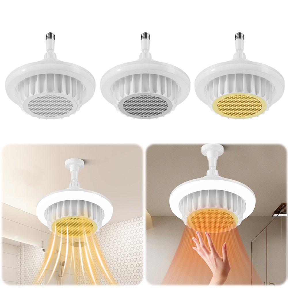 Ceramic Bathroom Heater Remote Control Ceiling Fan with PTC Technology Ceiling Light for Indoor Living Room Bedroom