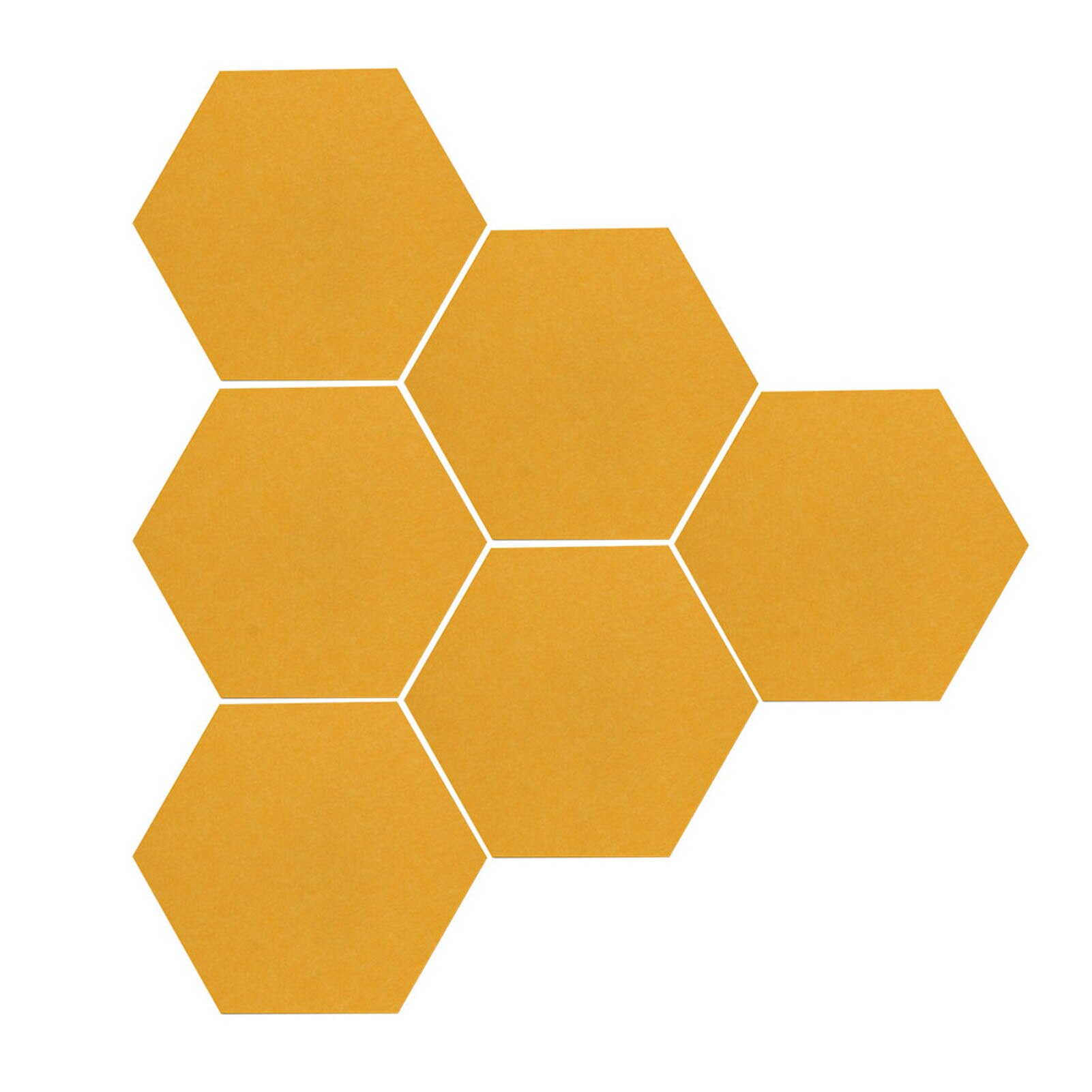 6Pcs Multifunctionele Muurstickers Hexagon Kurk Boord Foto 'S Slaapkamer Modern Nursery Home Decor Memo Display Tekening Zelfklevende