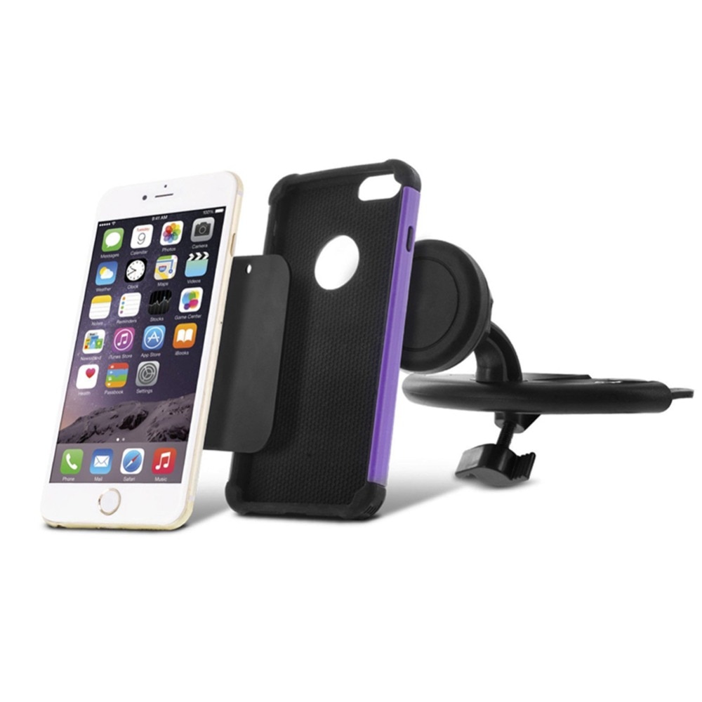 Auto Magneet Mount Cd Slot Magnetische Houder Stand Voor Iphone Mobiele Telefoon Gps #291764