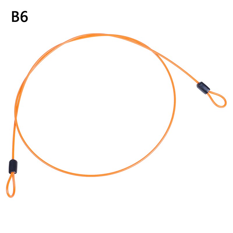 Safety Cable Steel Wire Rope 50cm For Outdoor Sports Bike Lock Bicycle Cycling Scooter Guard Security Luggage: B6