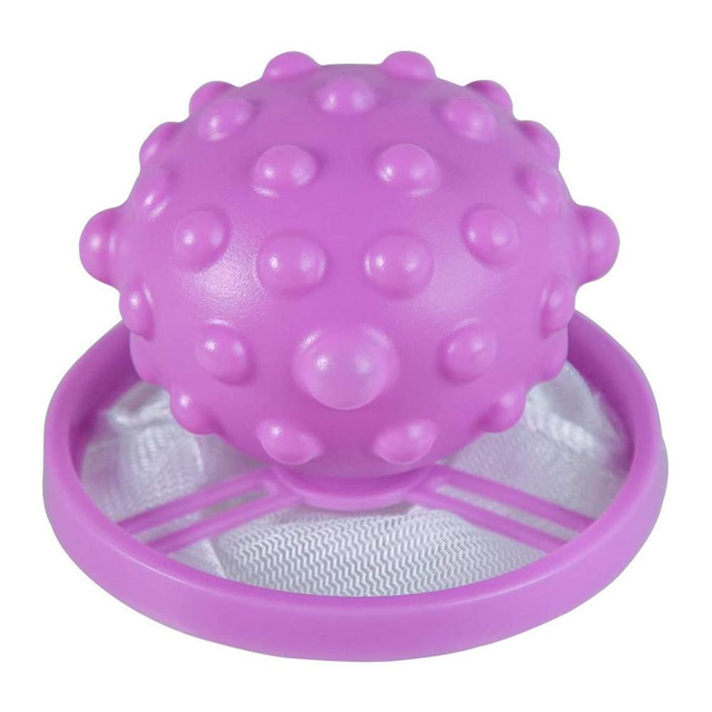 Linge artefact sac à linge charpie saleté attraper Machine à laver laveuse filtre flottant réutilisable charpie piège maille sac lavage: Purple