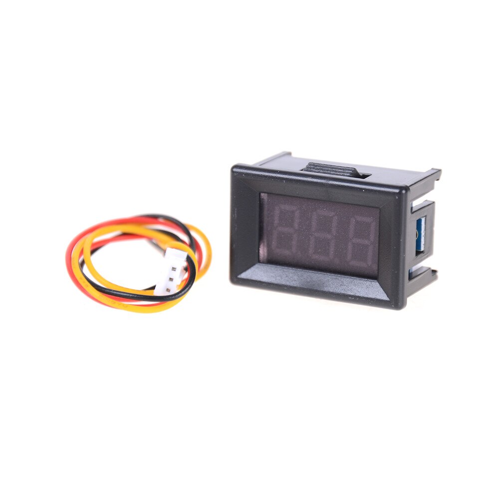 1 st Digitale Voltage Meter LED Display 3 lijn DC 0-100 v Detectie Van DC Voltmeter Voltage Tester voor Auto LED Display Gauge