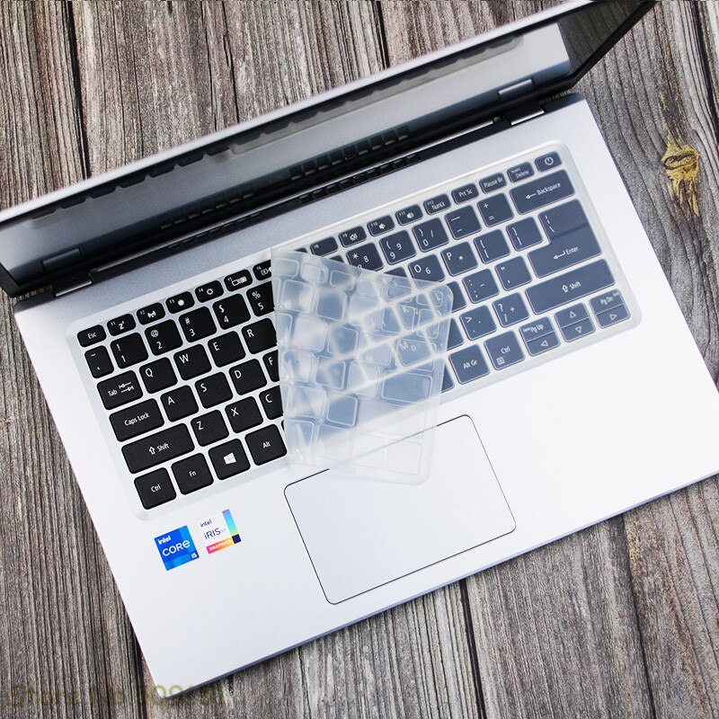 14 Inch Laptop Silicone Keyboard Cover Skin Protector For Acer Swift X SFX14-41G SFX14 41G / Acer Fun S3X Notebook: Clear