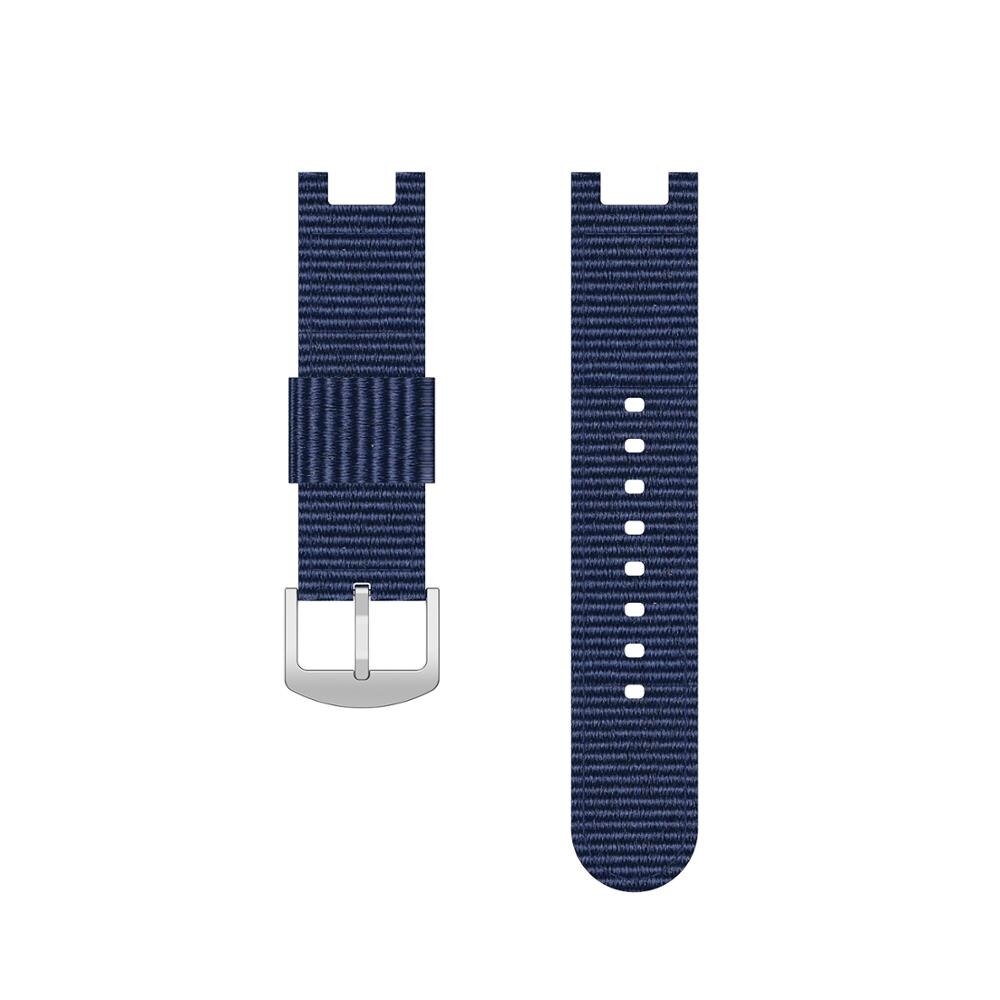 Geweven canvas band voor huami amazfit t-rex smartwatch band horlogeband voor amazfit t-rex trex horloge polsband armband: Marine