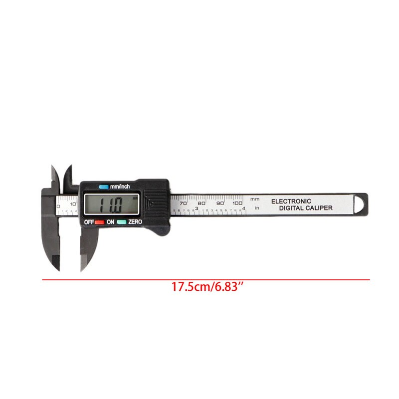 100mm 4 polegada lcd digital eletrônico vernier caliper calibre medida micrômetro novo
