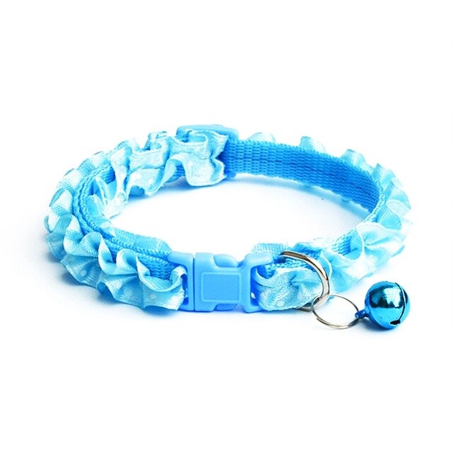 Kant Breakaway Halsband Bell Voor Kleine Honden En Katten Chihuahua Halsband Voor Katten Dieren Supplies Voor Honden Harness Leash MP0070: Blue