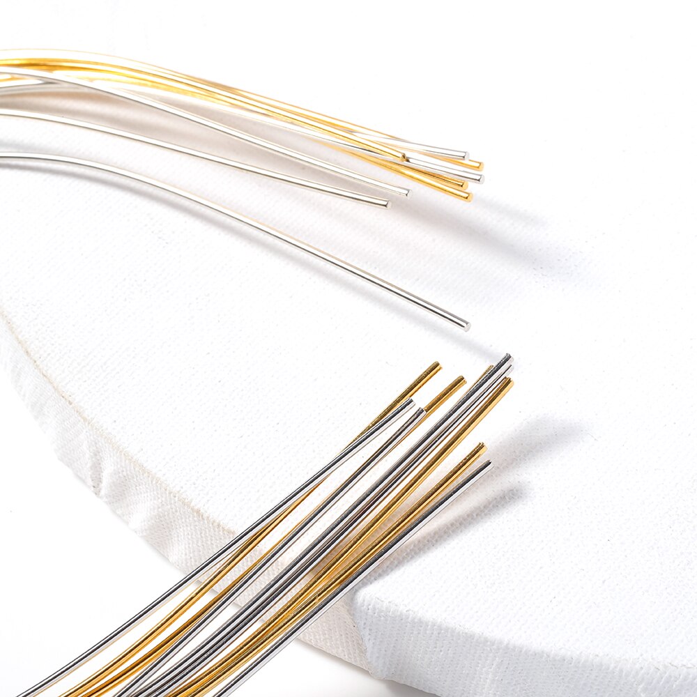 10pcs Gold 1.5mm width Metal Hair Band Base Hair Hoop Settings Diy Girl Beading Headband Accessories For Jewelry Making Findings