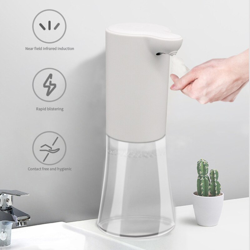 Zeepdispenser Verticale Touchless Inductie Schuim Automatische Elektrische Zeepdispenser 300Ml Automatische Zeepdispenser