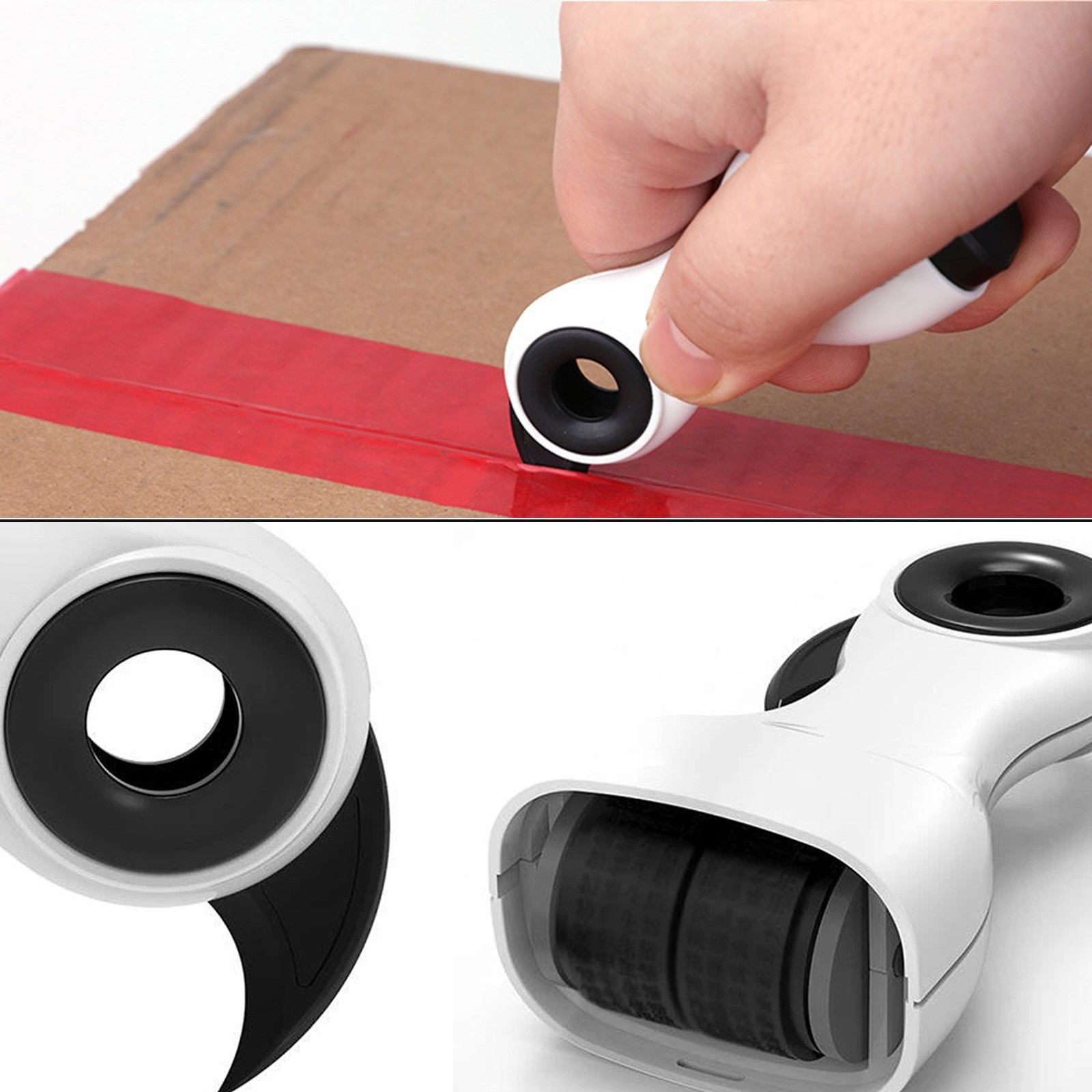 2 in 1 packaging paper cutting box opener to cover yourself privacy prevention ink correction efficient opener