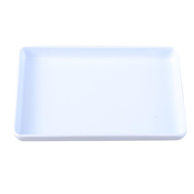 1 pc Trinket Tray Plastic Decorative White Storage Organizer Holder Plate Jewelry Dish for Bracelets Earrings Rings