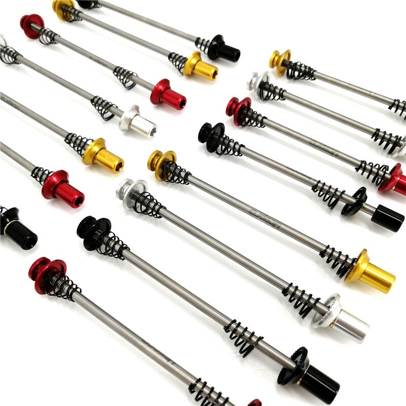 Titanium Alloy Quick Release Lever 74mm 85mm 100mm 130mm 135mm MTB Road Folding Bike Wheelset Quick Release Rod Litepro Brompton