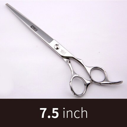 Fenice 7/7,5/8/8,5/9 inch hondenschaar voor het verzorgen van honden, recht snijden, verzorgingsschaar voor huisdierenenguор tesoura antisliphandvat: SCARLET
