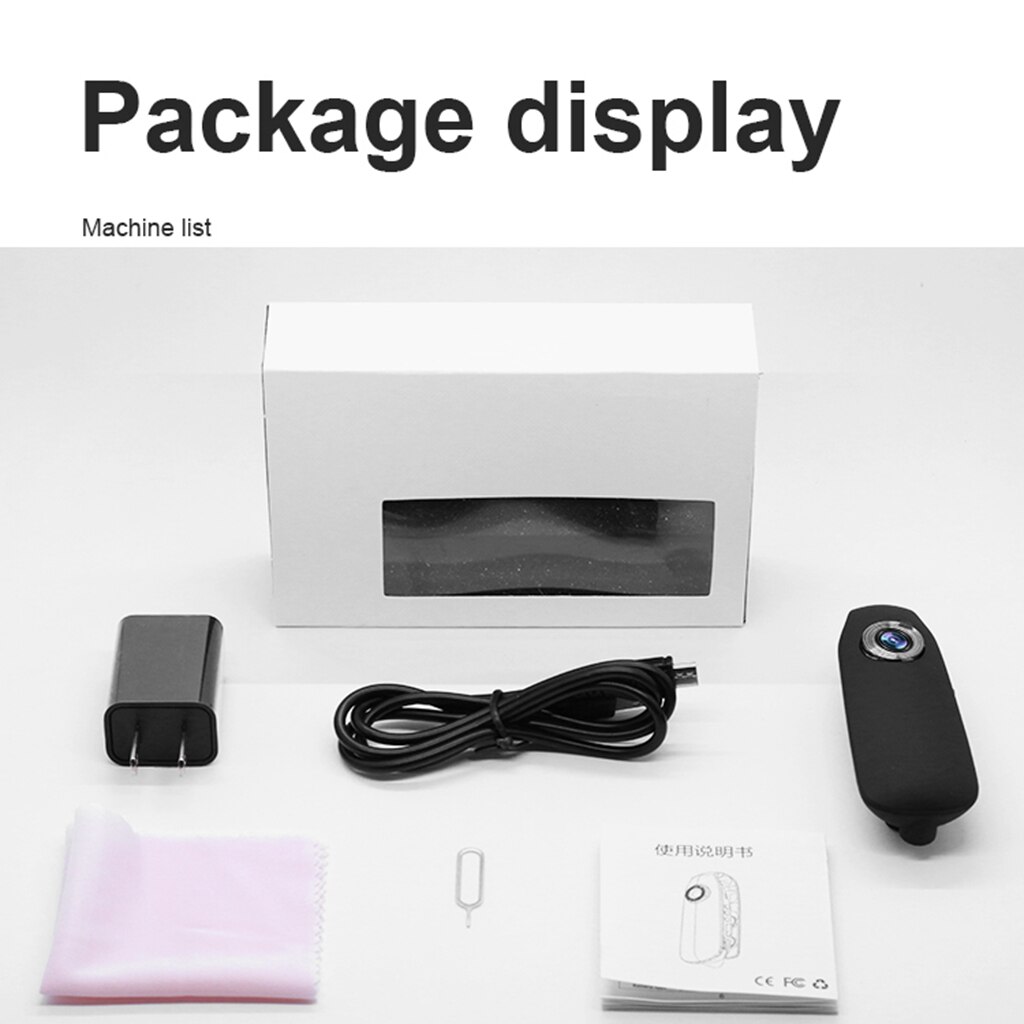 Police HD 1080P Body Camera Pocket Clip Wearable Car Dash DVR Cam 130 degree