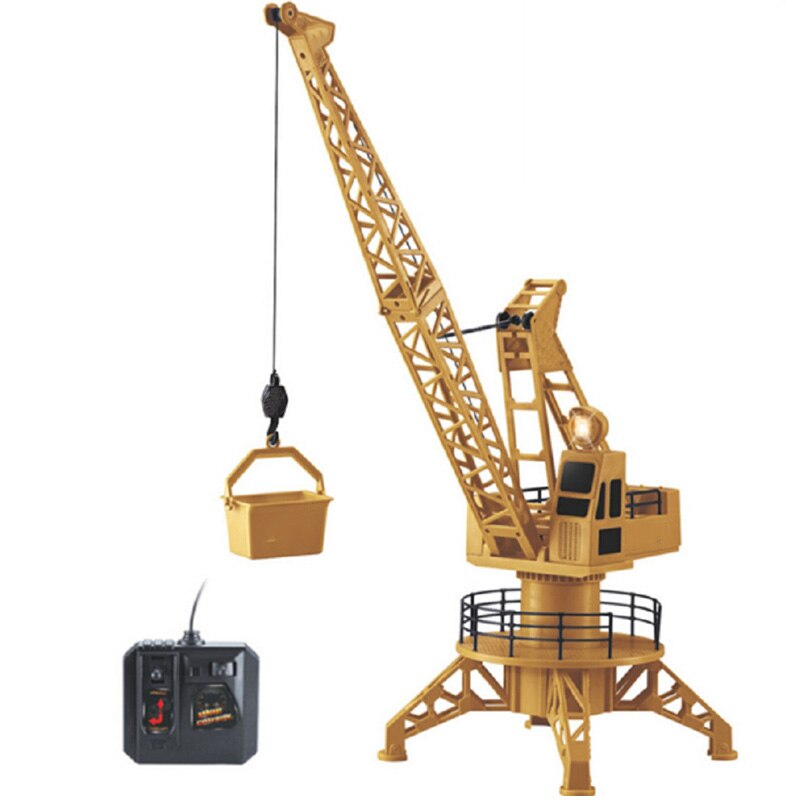 Rc Fernbedienung Simulation Kran Bau Spielzeug Rc Kran Turm Rc Lkw Modell Spielzeug 360 Grad Drehen Geburtstag