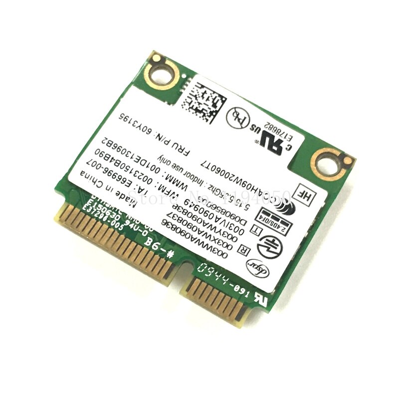 Original intel6250 6250AN 300Mbps Wireless WiFi Card for IBM / Lenovo / Thinkpad Intel Advanced-N 6250 ANX FRU 60Y3195