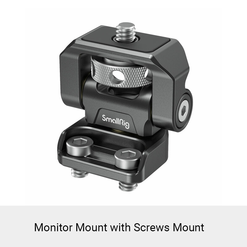 SmallRig – support de moniteur pivotant et inclinable, avec support pour chaussure froide, pour SmallHD/Atomos/Blackmagic Monitor/support d&#39;écran-2905: With Screws Mount