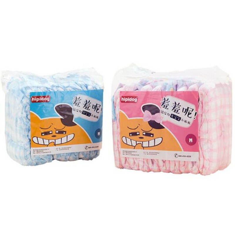 Couches jetables pour chiens de compagnie | 20 pièces, pantalons menstruels physiologiques pour chiens féminins, langes pour grands chiens masculins
