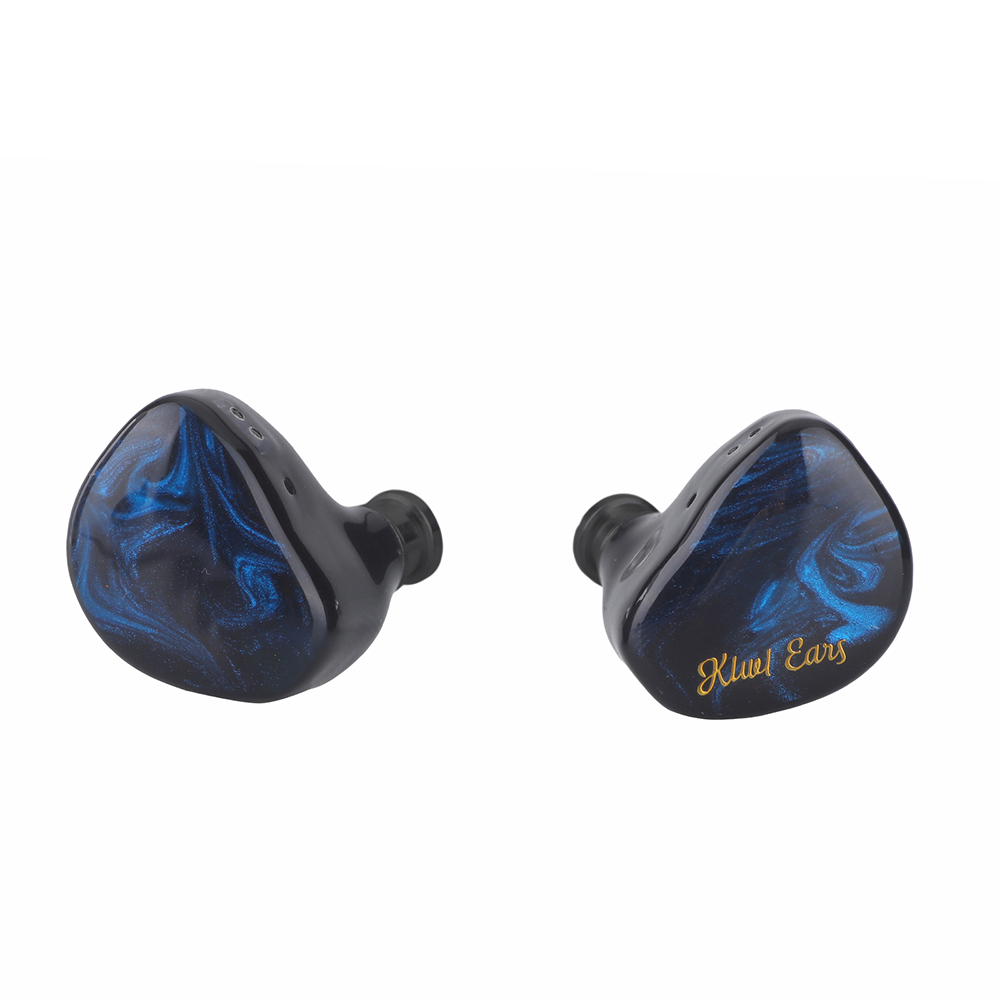 Kiwi Ears Cadenza-Cable de cobre trenzado IEM de 4 núcleos, controlador dinámico de berilio de 10mm, con terminación de un solo extremo de 3,5mm: Rojo