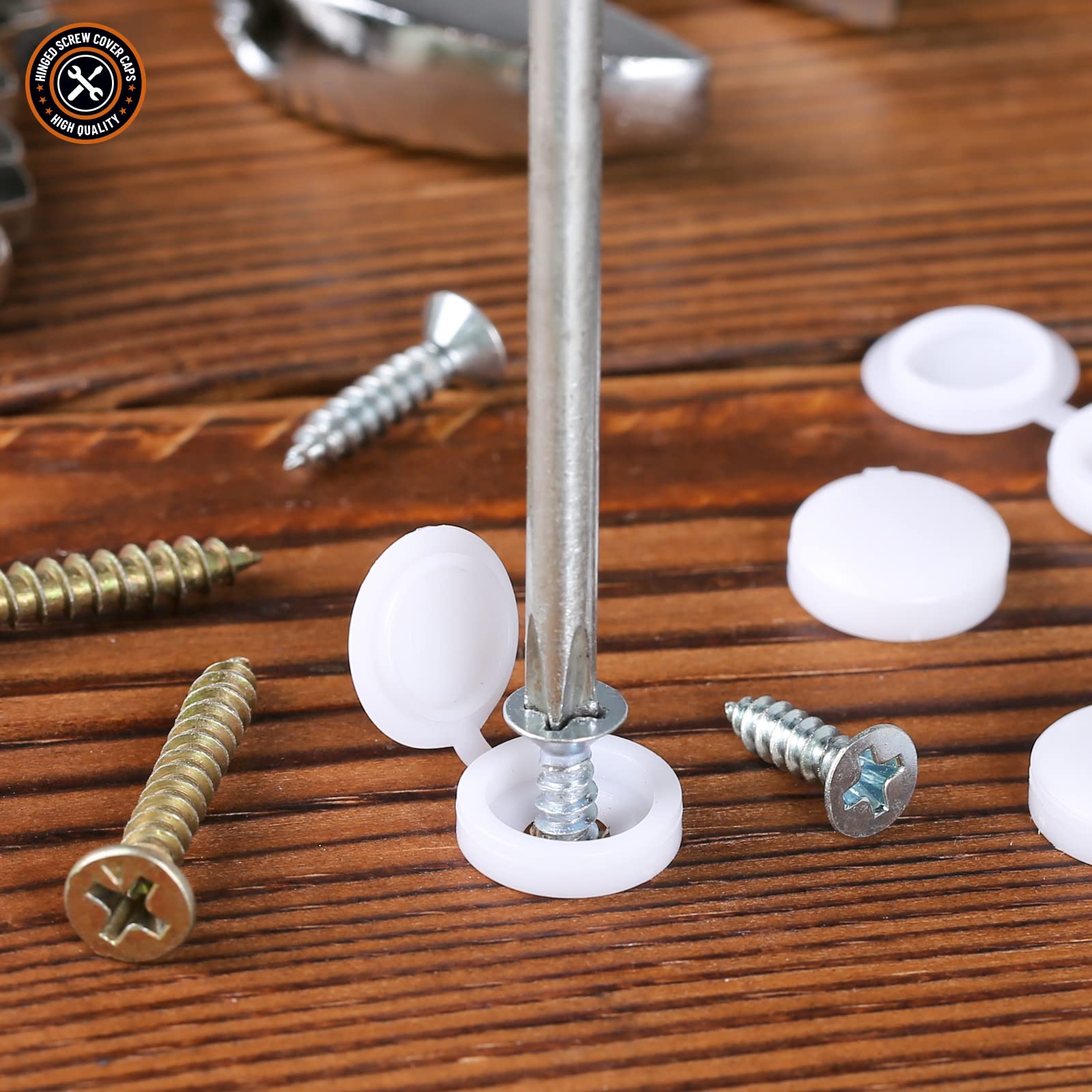 Tapa de tornillo para clavos de plástico, cubiertas decorativas, 7 colores, tapas protectoras para clavos de tuercas de coche, cubierta de tornillos autorroscantes, herrajes para muebles