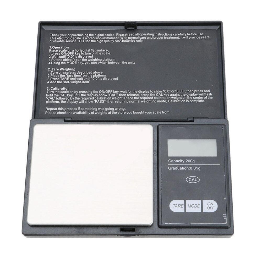 500g Electronic Gold weighing Gram Scale 0.01g Digital Pocket Jewelry Scale