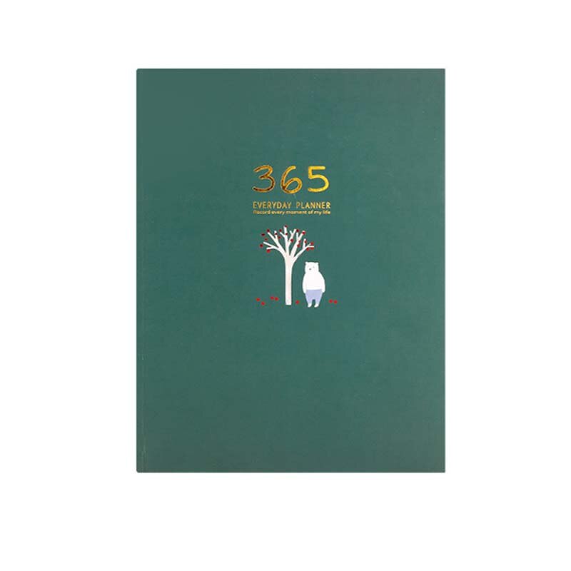 Carnet de croquis 365 jours, livre couleur, page intérieure, carnet de croquis 128 feuilles, carnet à couverture rigide, fournitures scolaires: Dark green