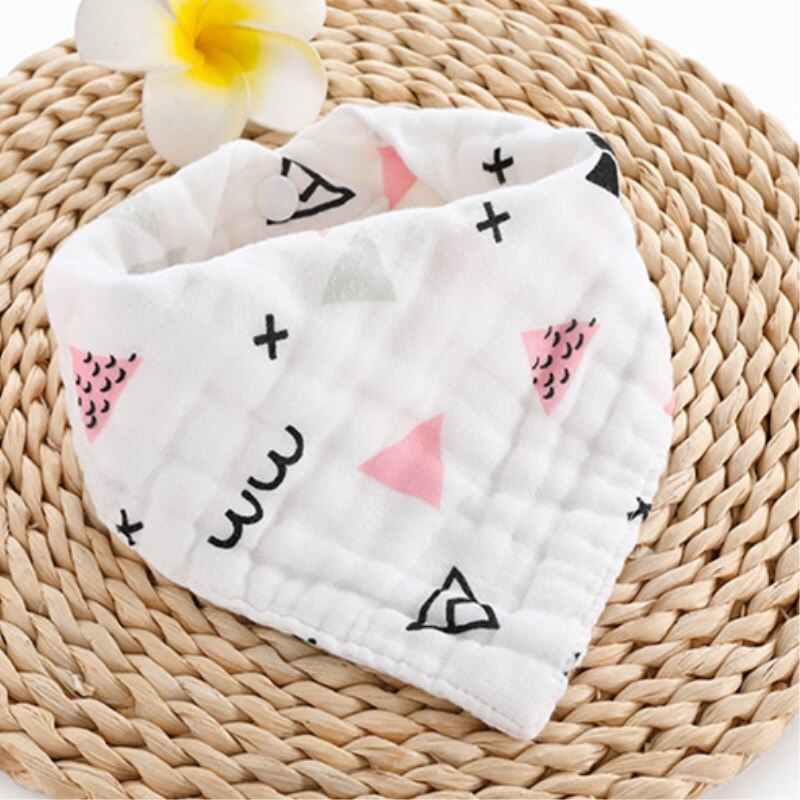 Muslin Baby Slabbers - Cartoon Dierenprint - Katoen Bandana Smock - Unisex Baby Spuugdoekjes: Xx