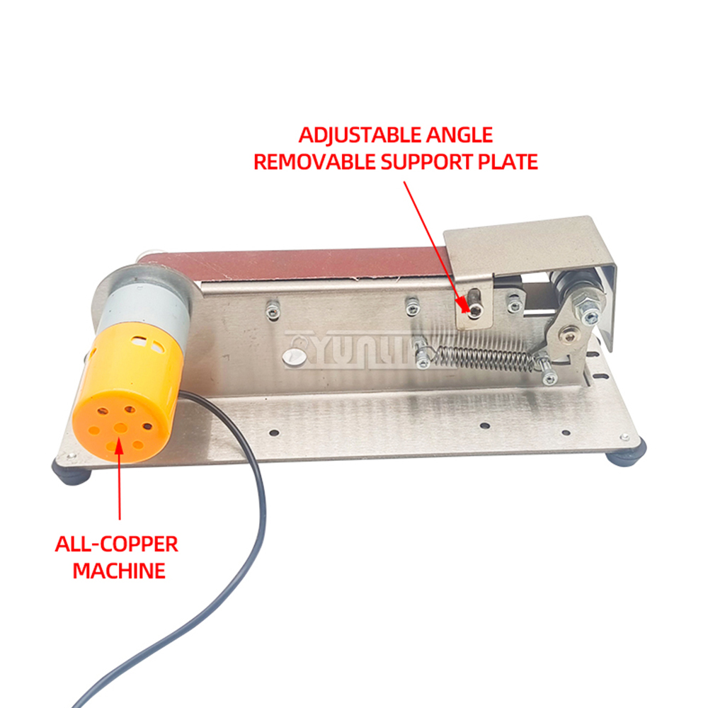 Electric Knife Sharpener Belt Machine Fixed Angle Grinder Metal Scissors Grinding Polishing Sharpening Knife 7-speed Adjustment