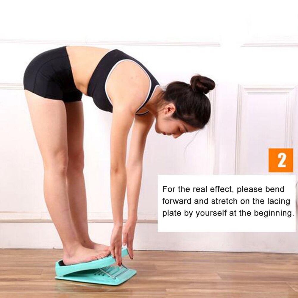 Pedal Muscle Foot Calf Stretch Board Folding Fitness Anti-Slip Adjustable Yoga Slimming Incline Board Massage Stretcher Tools