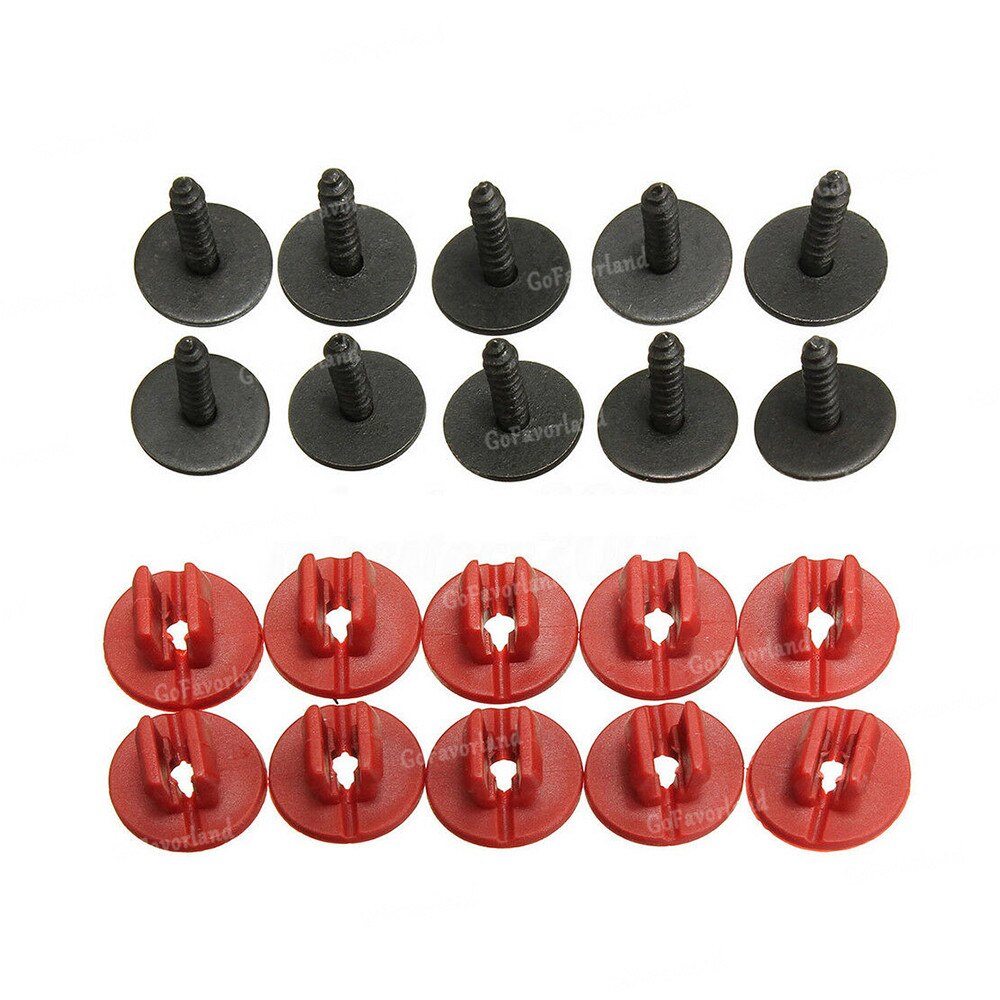 20 stk bilmotor underbakke dæksel clips bundskjold beskyttelse skruer auto fastener clips nitte til ford c-max s-max